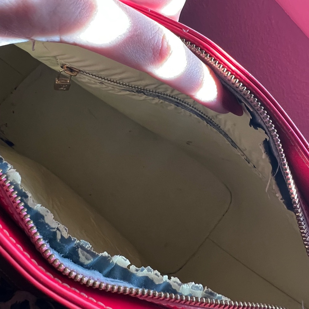 Louis Vuitton Houston Bag Monogram Vernis Fuchsia Pink - Picture 6 of 8